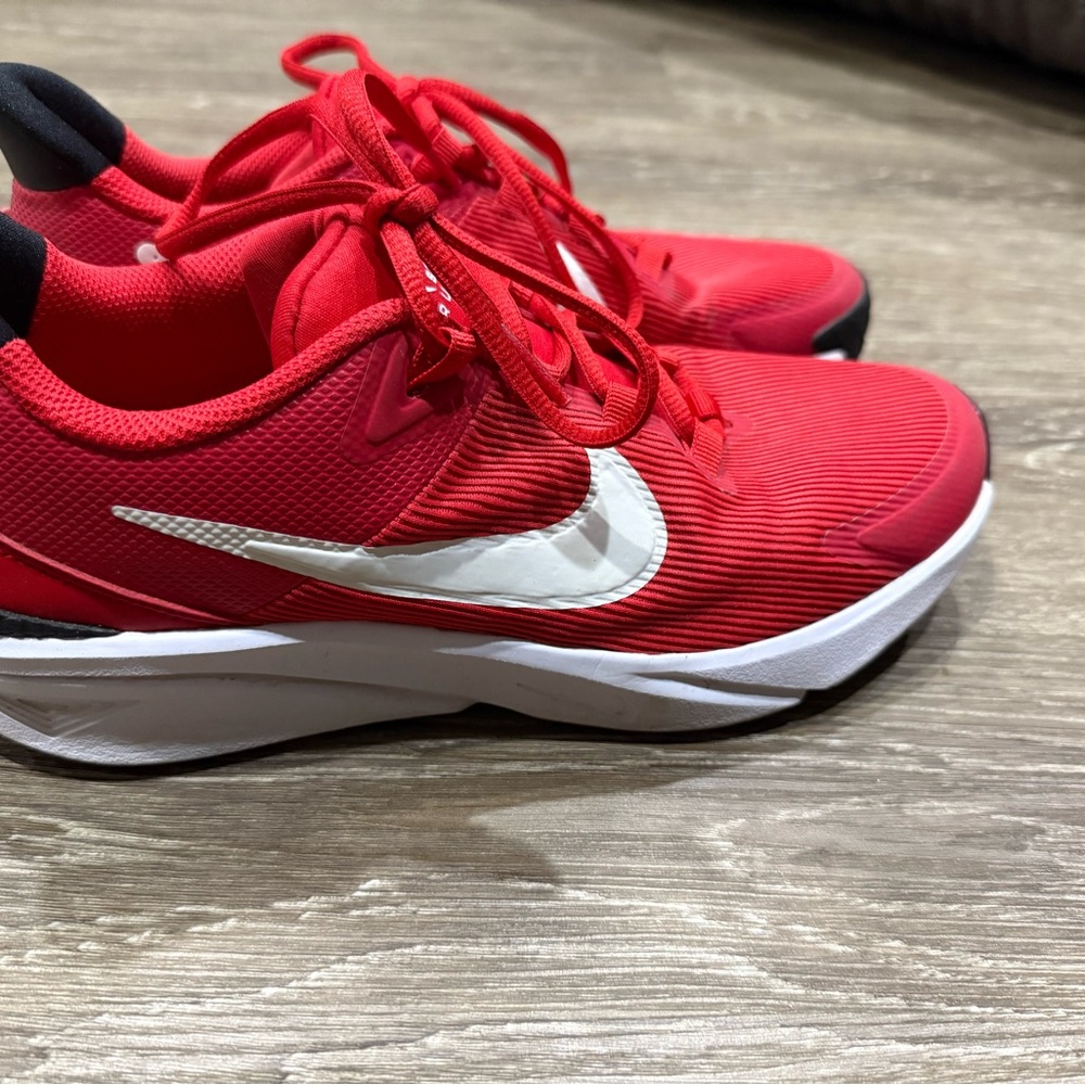 Nike Red Sneakers with White Details